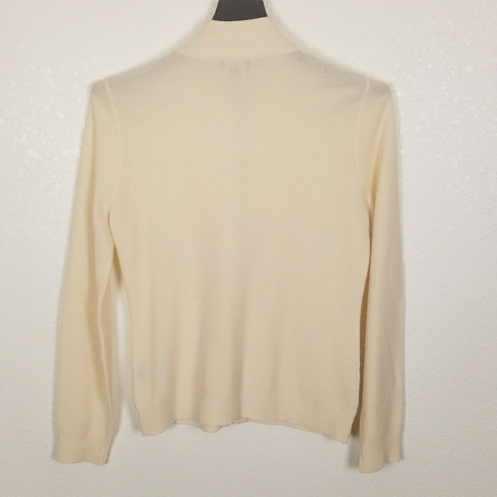 Faconnable Wool & Cashmere Zip Up Cardigan Size L - Picture 2 of 7